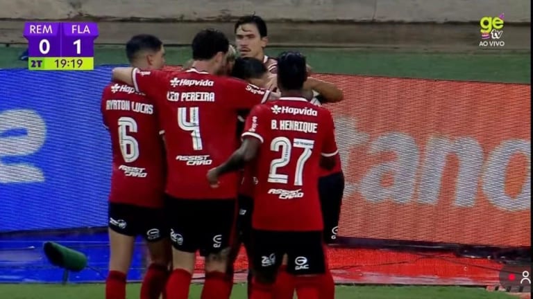 Samuel Lino decide, Flamengo vence Remo e assume liderança provisória