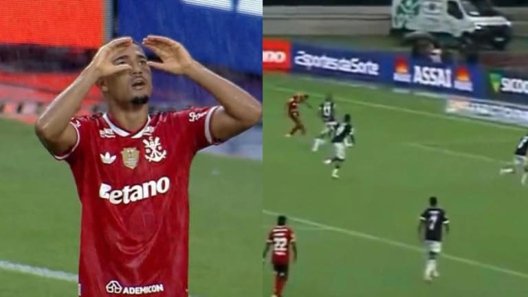 Samuel Lino marca golaço de biquinho e coloca Flamengo na liderança do Brasileirão