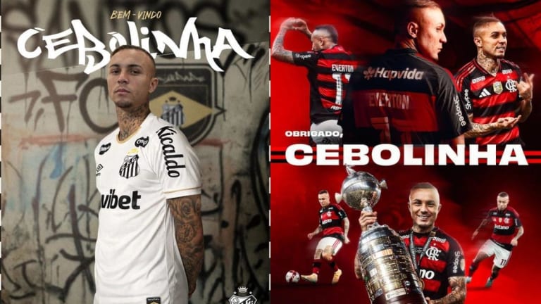 Santos oficializa contratação de Everton Cebolinha até o final de 2026