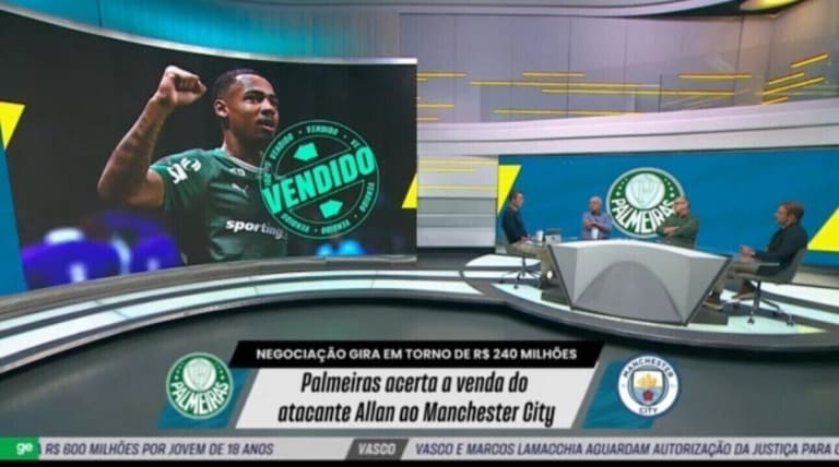 Palmeiras lidera ranking de vendas de atletas na janela; veja faturamento