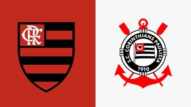 Flamengo e Corinthians medem forças com vantagem rubro-negra no retrospecto recente do clássico