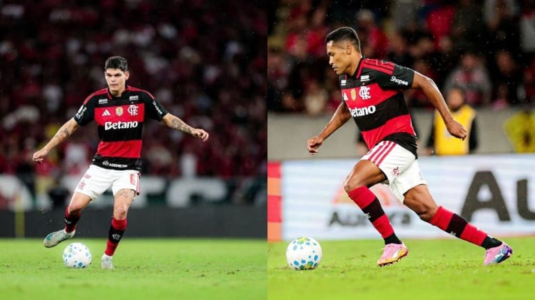 Jardim define disputa na lateral esquerda do Flamengo entre Ayrton Lucas e Alex Sandro