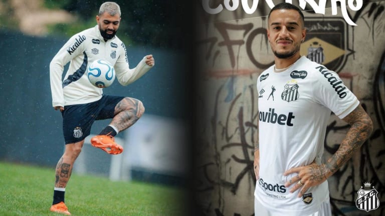 Gabigol usa música da torcida do Vasco para provocar rival após chegada de Coutinho ao Santos