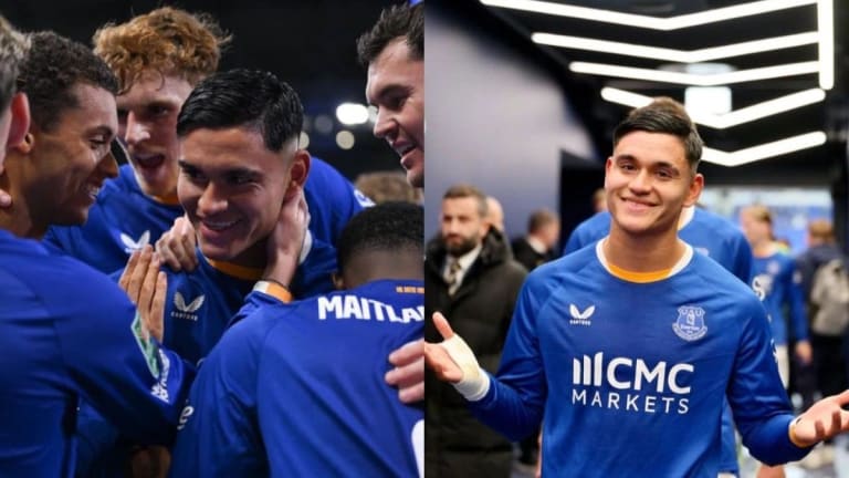 Ex-Flamengo Alcaraz marca golaço e garante classificação do Everton na Copa da Liga Inglesa