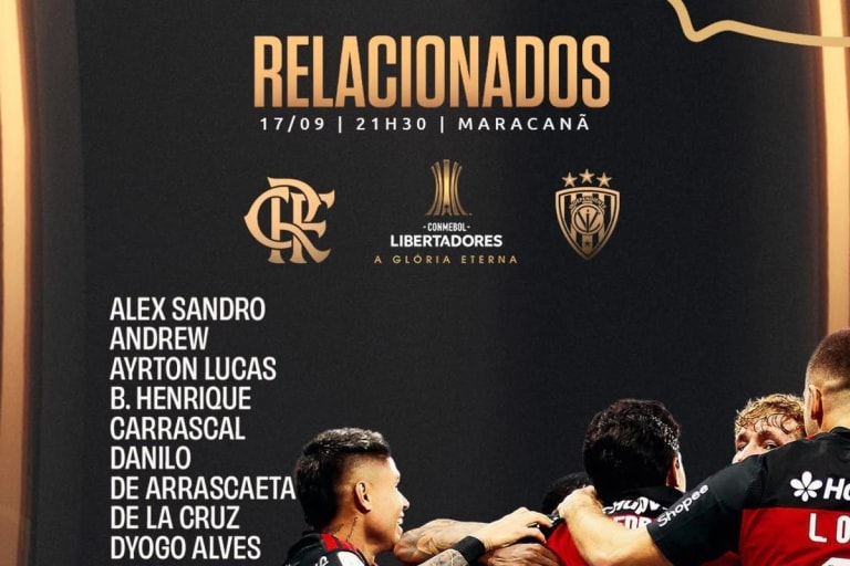 Flamengo divulga relacionados para decisão na Libertadores; Léo Pereira retorna