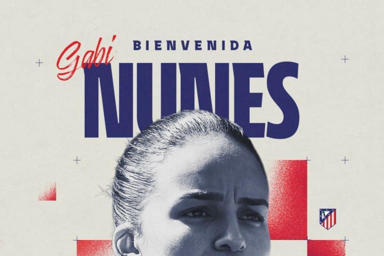 Atacante Gabi Nunes é oficializada como novo reforço do Atlético de Madrid até 2027