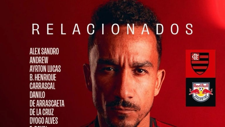 Flamengo relaciona De La Cruz e terá quatro desfalques contra Red Bull Bragantino