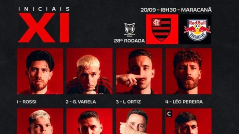 Saúl ganha vaga de titular no Flamengo para enfrentar o Bragantino no Maracanã