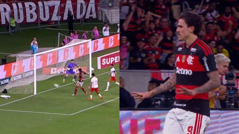 Pedro desencanta e marca em vitória do Flamengo sobre o Bragantino pelo Brasileirão