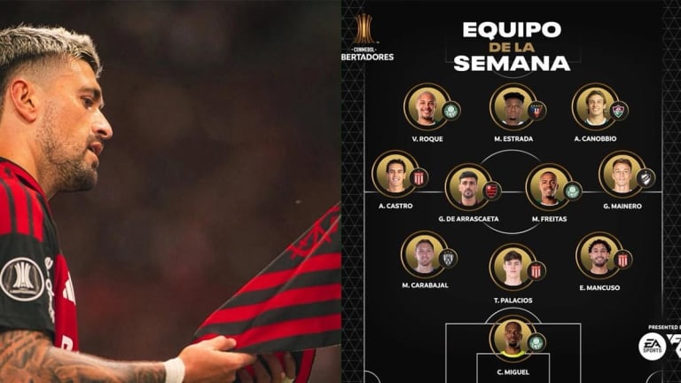 Arrascaeta é único jogador do Flamengo na seleção da rodada da Libertadores