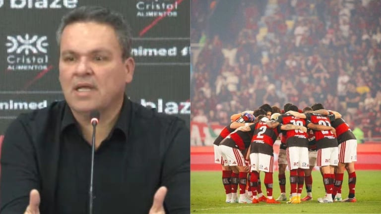 Presidente do Atlético-GO defende base nacional mas reconhece preocupação do Flamengo com estrangeiros
