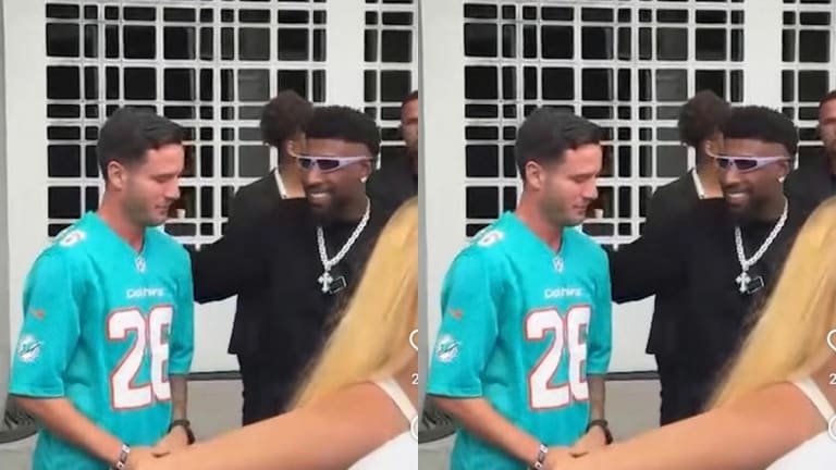 Jogadores do Flamengo marcam presença no Maracanã para acompanhar jogo da NFL