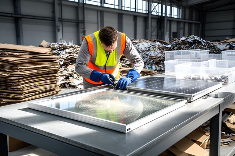 Reciclagem e descarte correto de painéis solares garantem futuro da energia limpa