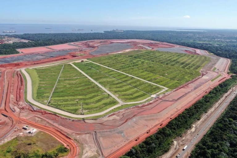 Alunorte consolida gestão hídrica e avança na reabilitação progressiva nos depósitos de resíduos sólidos