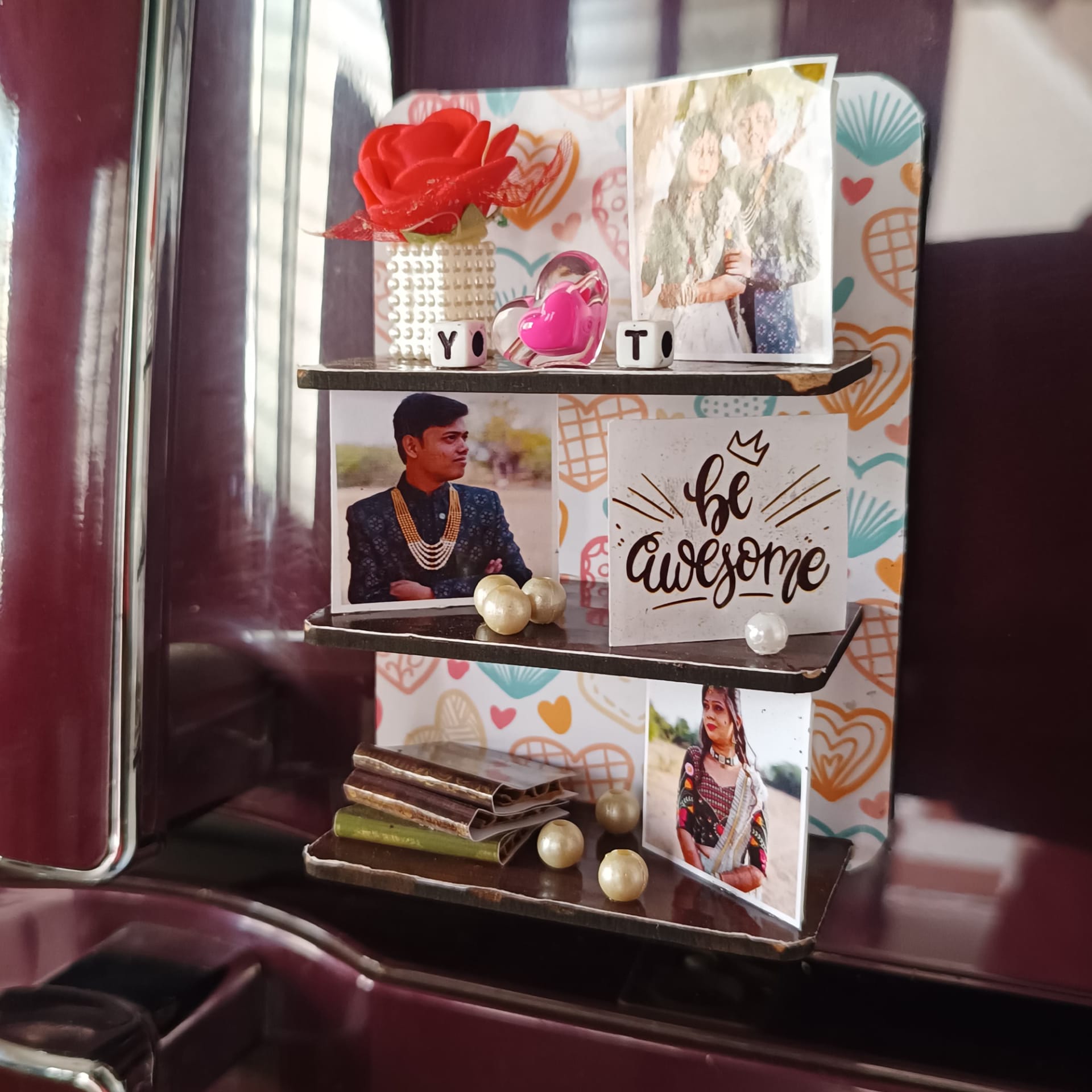3D Photo Miniature Fridge Magnet – view 3