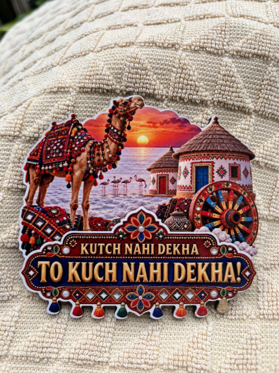 Amdavadi Nawabi Fridge Magnet