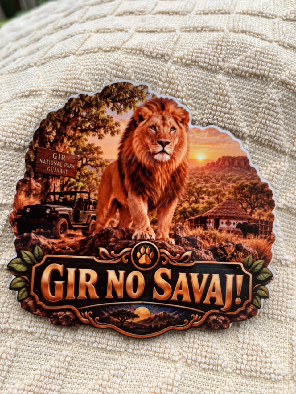 Gir No Savaj Fridge Magnet