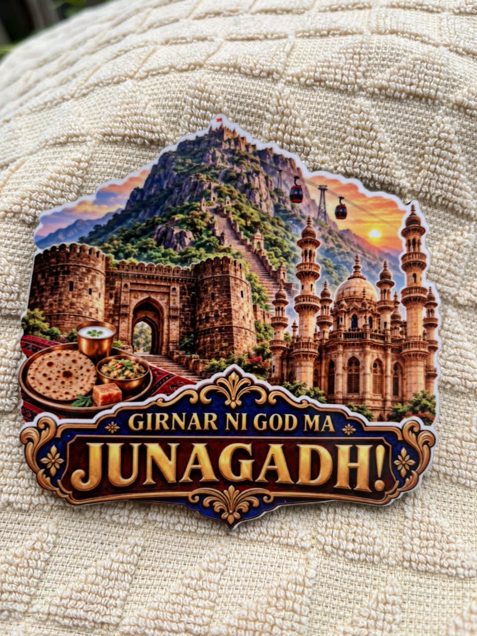 Girnar Junagadh Fridge Magnet
