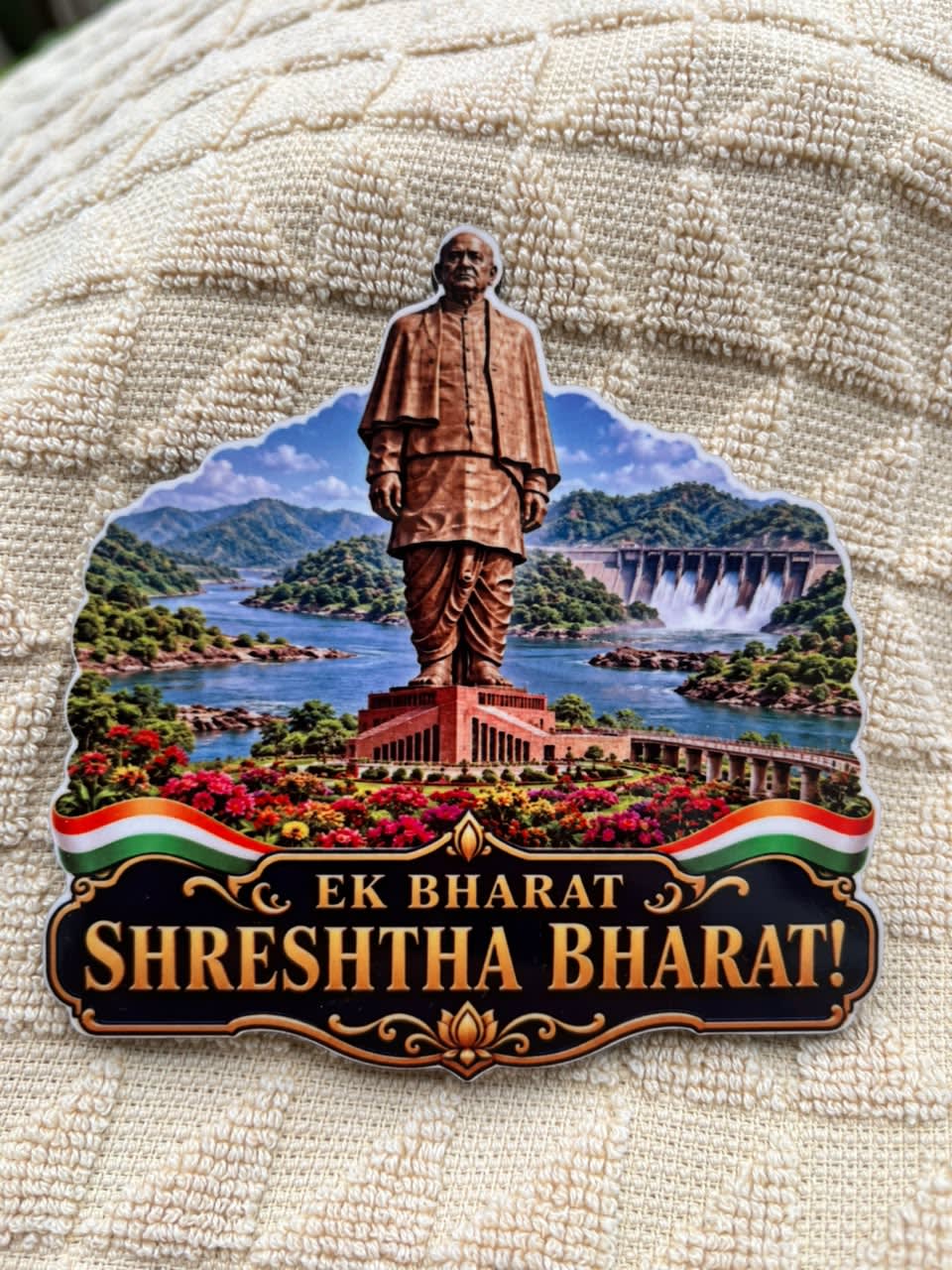 Ek Bharat Statue of Unity Fridge Magnet