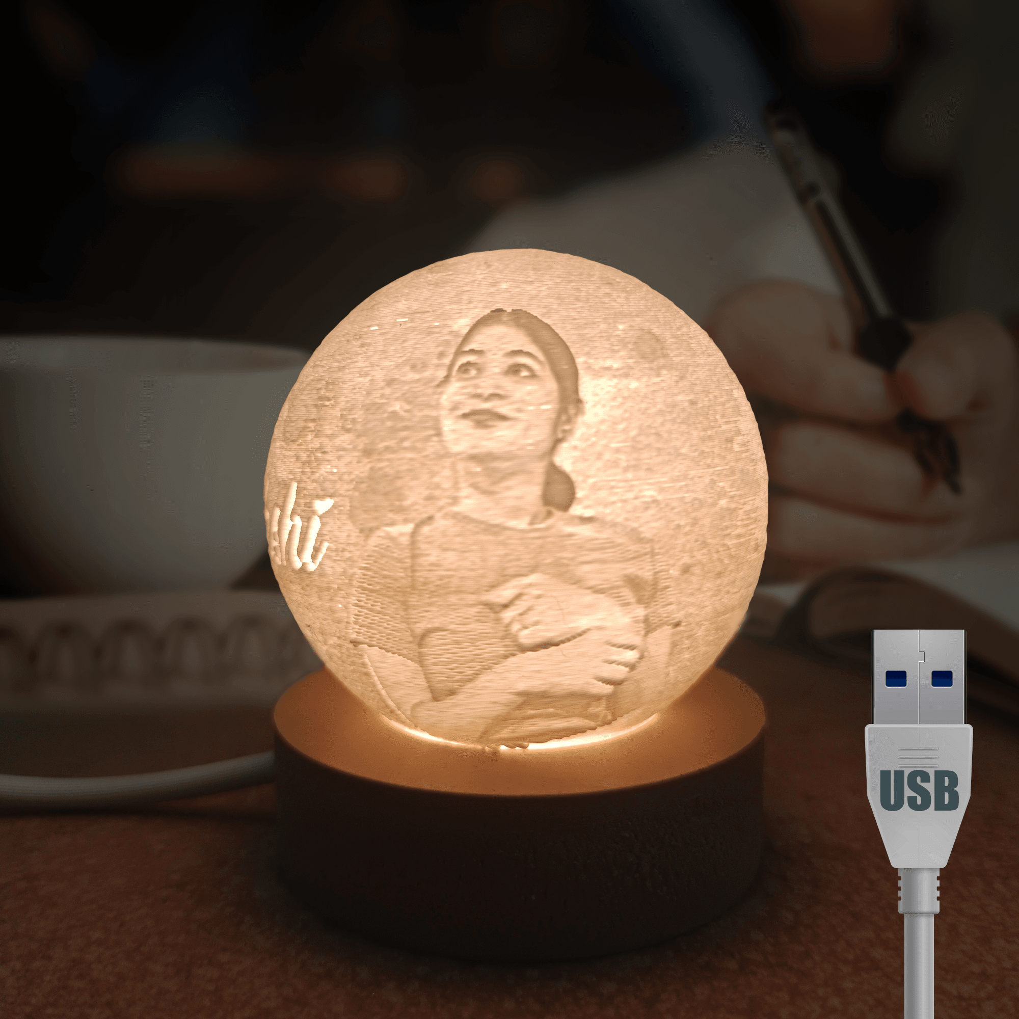 Moon Lamp Image Three