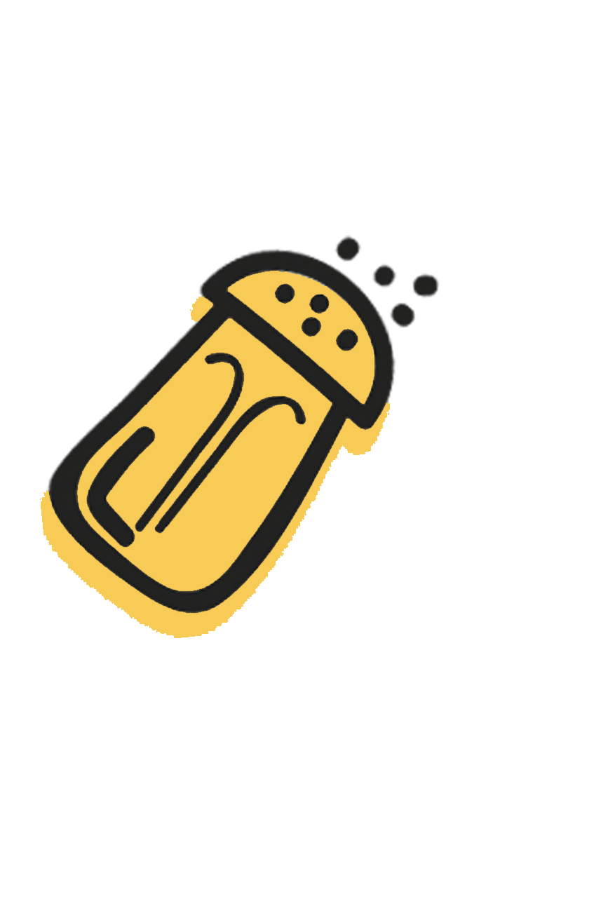 Seasoning shaker illustration