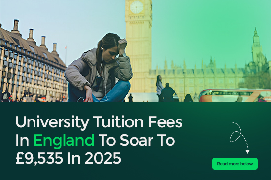 University Tuition Fees In England To Soar To £9,535 In 2025