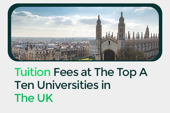 Tuition Fees at the Top 10 Universities in the U.K