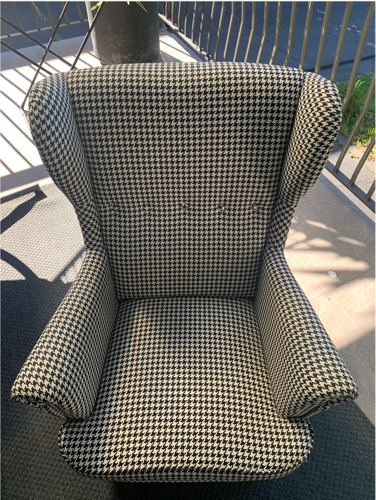 IKEA STRANDMON Checkered Wing Armchair - Mint condition - Chadstone, Melbourne - Additional photo 2 | Zirkly