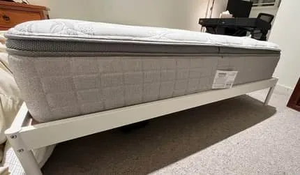 Sealy Posturepedic Queen Mattress + Bed Frame - Mint condition - Fitzroy North, Melbourne - Additional photo 2 | Zirkly