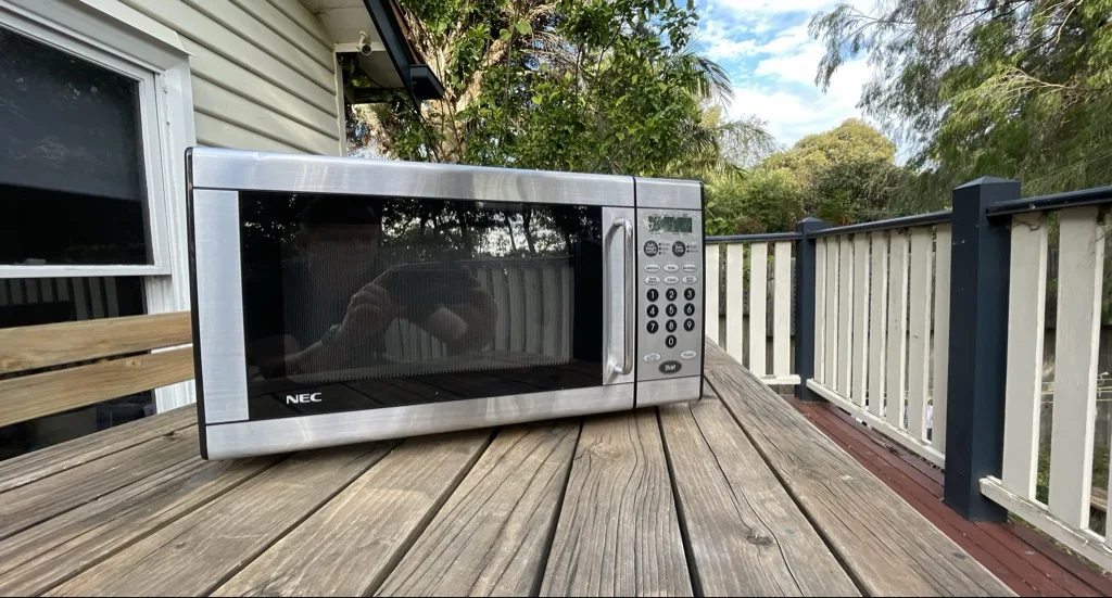 NEC Stainless Steel Microwave Oven - Good condition - Elsternwick, Melbourne | Zirkly