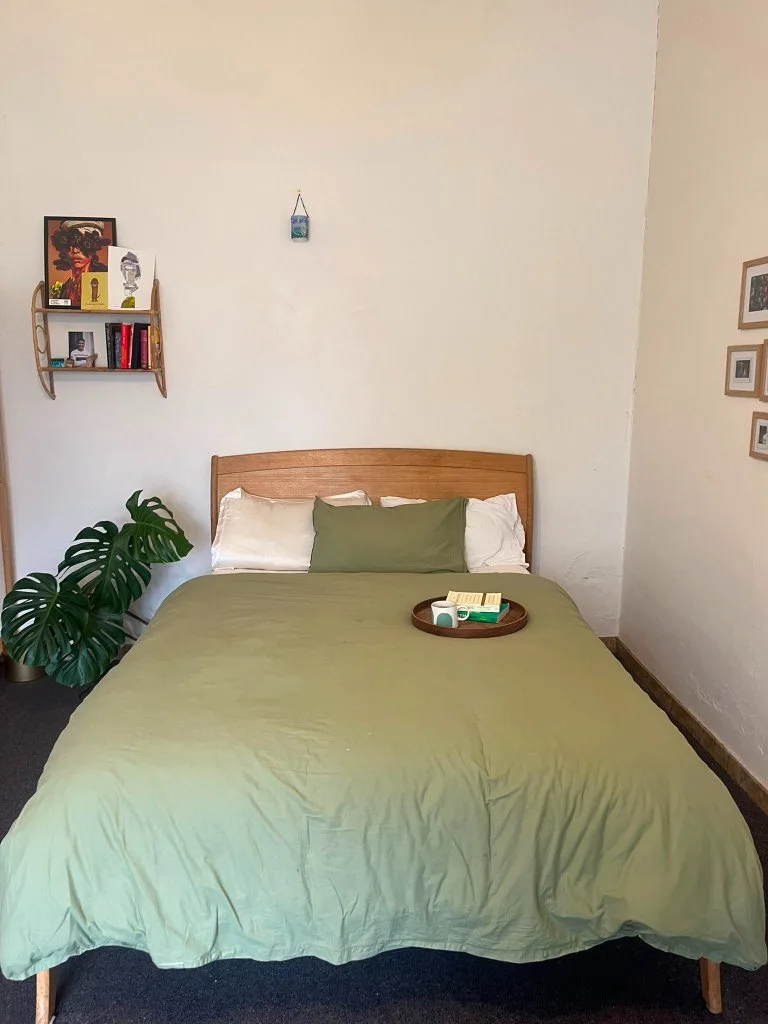 Wooden bed frame and mattress - Good condition - Fitzroy North, Melbourne | Zirkly