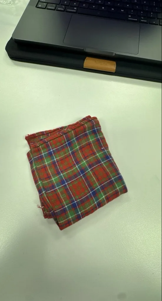 Red Plaid Flannel handkerchief - Good condition - Hawthorn, Melbourne | Zirkly