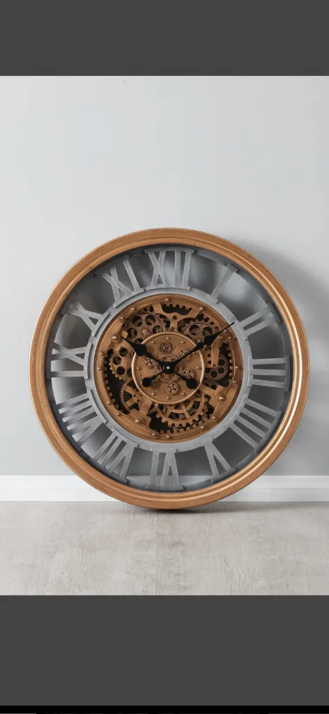 Large Industrial Skeleton Gear Wall Clock - New condition - Wallan, Melbourne | Zirkly