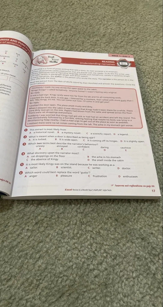 Excel Revise in a Month Year 5 NAPLAN-style Tests by Alan Horsfield & Allyn Jones - Good condition - Ormond, Melbourne - Additional photo 2 | Zirkly