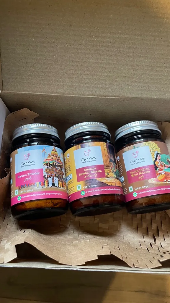 Single Origin South Indian Spice Blends + Golden Spoon Set - New condition - Melbourne - Additional photo 2 | Zirkly