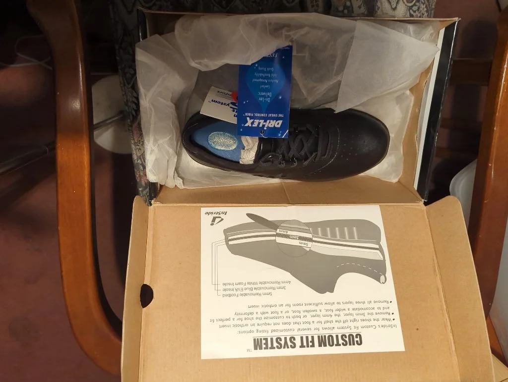 InStride Dri-Lex Custom Fit System Black Comfort Shoes - New condition - Carnegie, Melbourne | Zirkly
