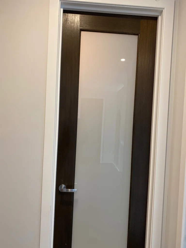 Interior frosted glass doors 204x72 cms. 2 available. as good as new, - Good condition - Donnybrook, Melbourne - Additional photo 2 | Zirkly
