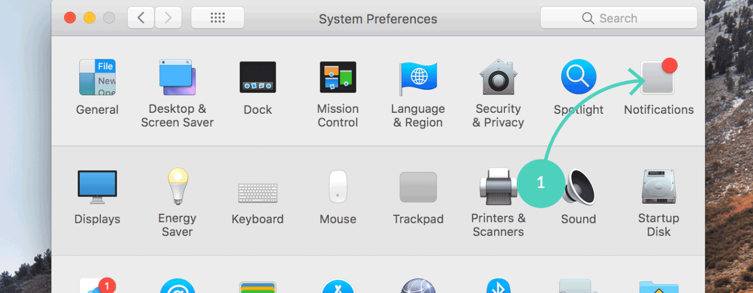 Navigate-to-System-Preferences-and-select-Notifications@2x Navigate to Sytem preferences and select Notifications
