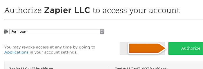 Integration with Evernote: Granting the access Integration with Evernote: Granting the access