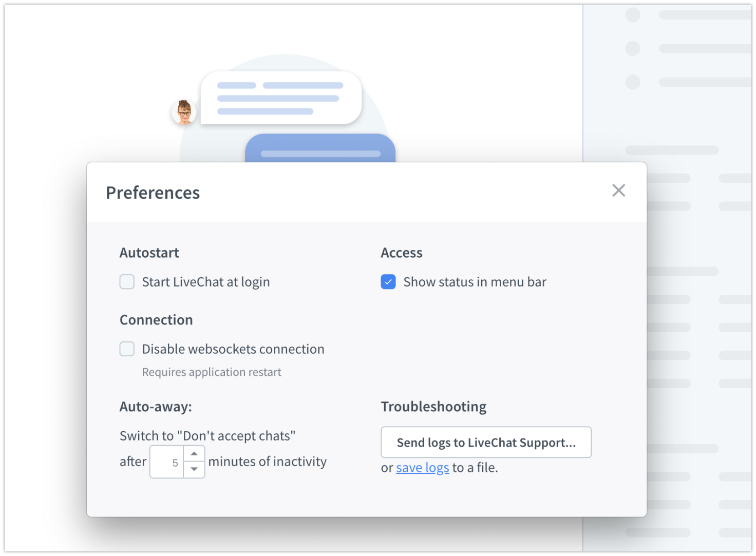 Setting auto-away on Mac OS Setting auto-away on Mac OS