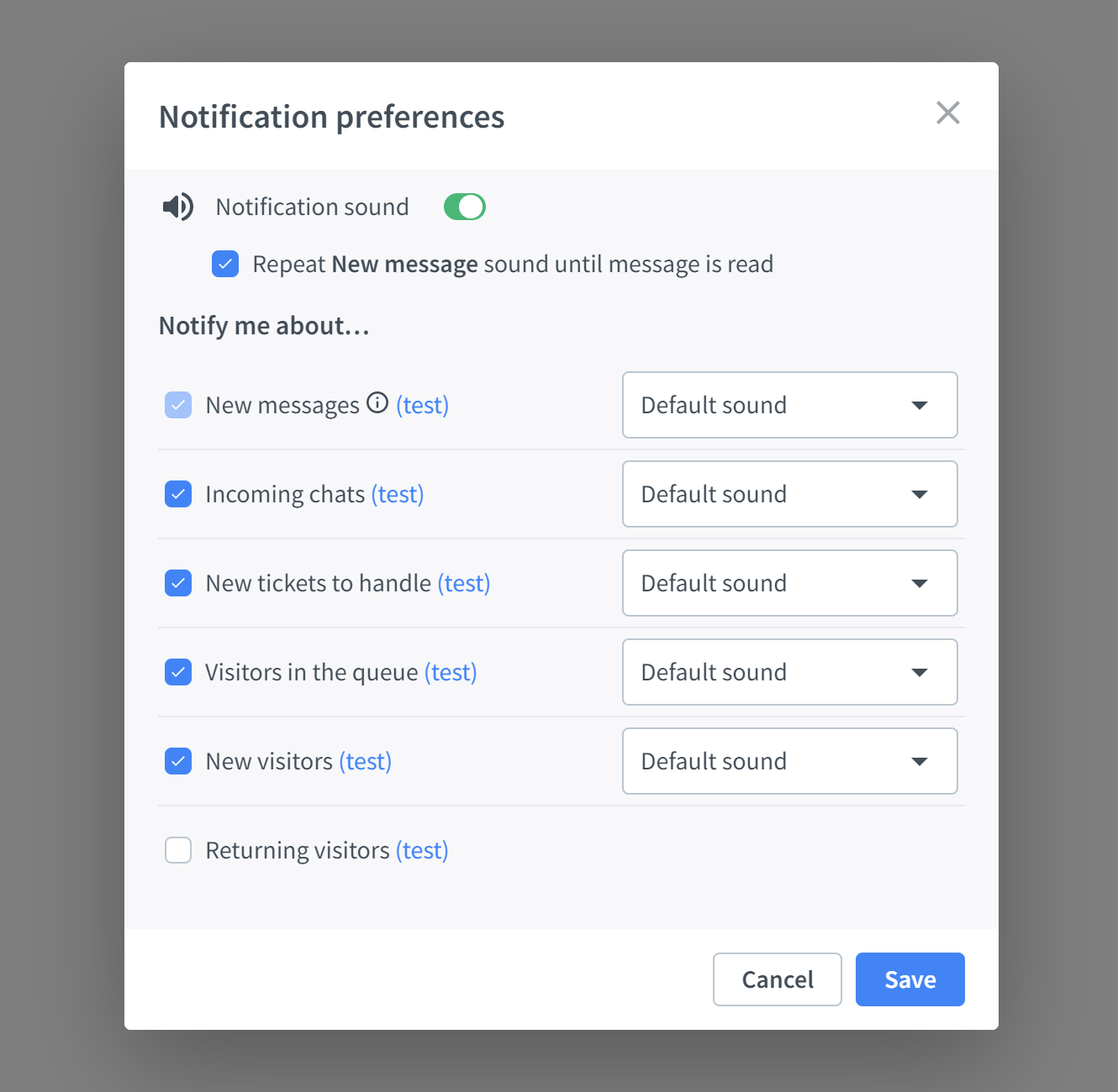 LiveChat-notification-preferences-window LiveChat notification preferences window