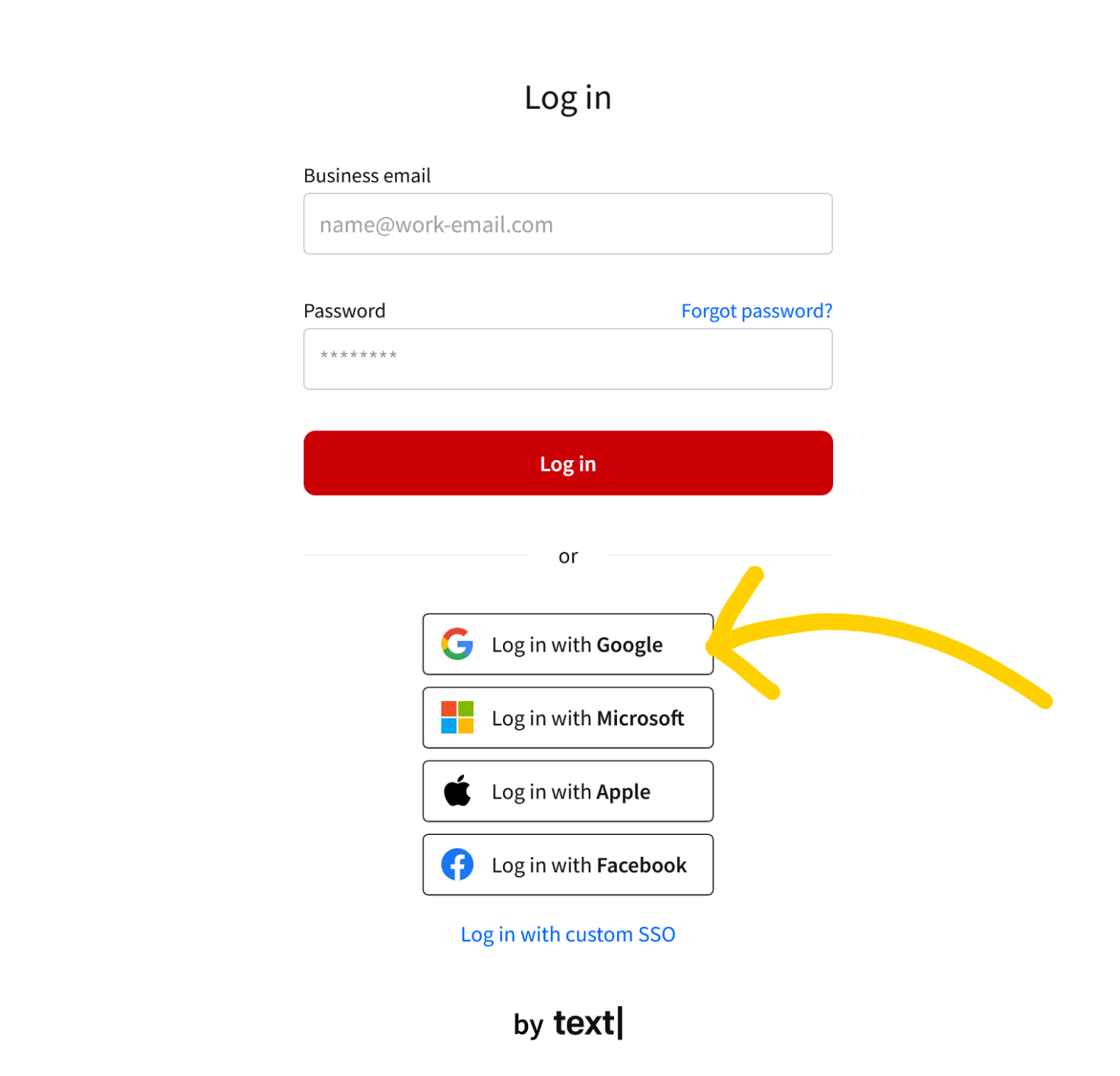 LiveChat HIPAA compliant: click on the Sign in with Google