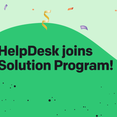 Introducing HelpDesk in the Solution Program!