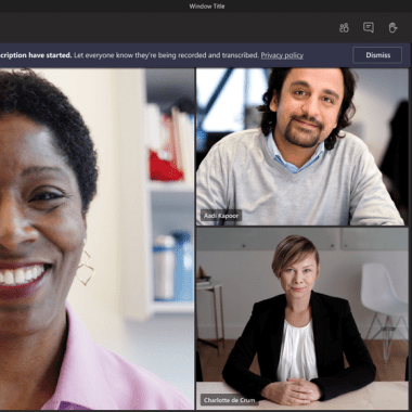 Built With AI, Live Transcription Services Come To Videoconferencing Software