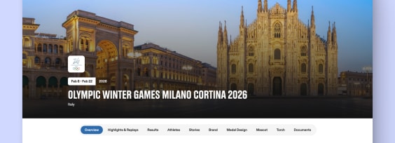Milano Cortina 2026 Winter Games website