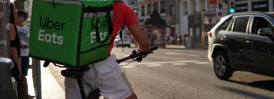 The Best of Times, the Worst of Times: Pandemic Pushes More Food Delivery, Fewer Trips for Uber