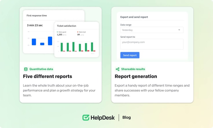 Reports in HelpDesk