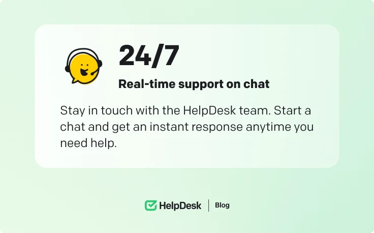 24/7 customer support