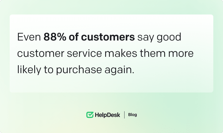 Quote about customers