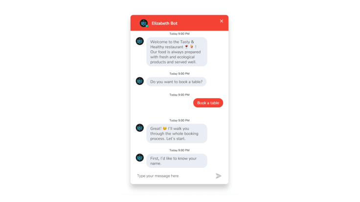 appointment chat bot